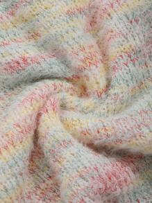 DAZY Women's Spring/Autumn Tie-Up Halter Knit Sweater - Multicolor - View 8