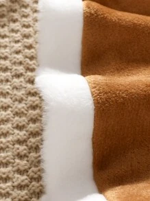 SHEIN Vintaside Kids 圣诞女宝宝服装，时尚可爱的驯鹿动物角色扮演服装，适合节日穿着