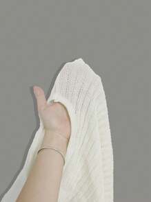 SHEIN Unity Sexy & Versatile Fashion Solid Color Women's Vest - White - View 7