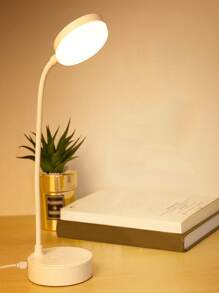 1 Stück Dreifarbige einstellbare Schreibtischlampe, USB-betriebene Tischlampe, tragbare LED-Nachtbeleuchtung zum Studieren, Lesen, für Schlafzimmer und Wohnheim