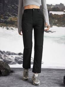 In My Nature 女士户外徒步城市通勤休闲裤 - 黑色 - 查看 7