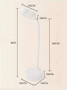 1 Stück Dreifarbige einstellbare Schreibtischlampe, USB-betriebene Tischlampe, tragbare LED-Nachtbeleuchtung zum Studieren, Lesen, für Schlafzimmer und Wohnheim