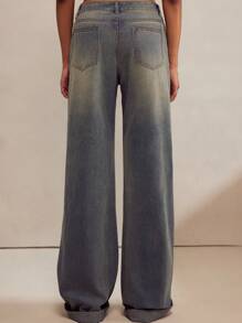 Forever 21 女士褪色蓝色洗水牛仔裤