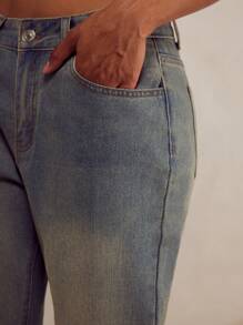 Forever 21 女士褪色蓝色洗水牛仔裤