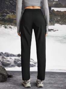 In My Nature 女士户外徒步城市通勤休闲裤 - 黑色 - 查看 2