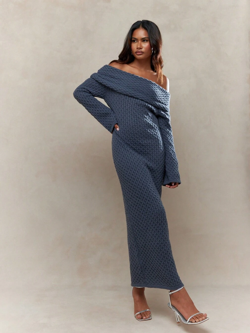 textured bodycon dress Liana Textured Bodycon Maxi Dress