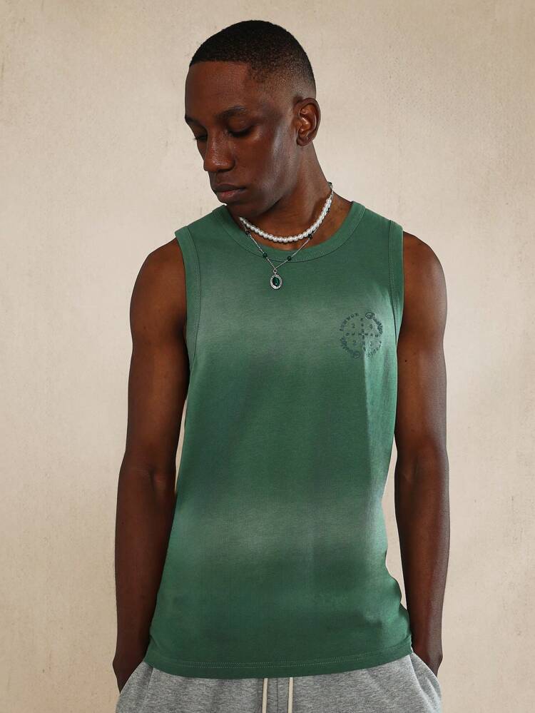 Débardeur athlétique de style de la fête de la Saint-Patrick thème irlandais, sans manches, avec logo estampé du studio. Top de sport performant, décontracté, avec charme porte-bonheur