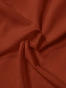 Slaydiva Mono de pernera ancha con abertura, bolsillo y cuello alto en verde - E