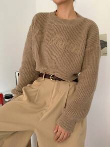 DAZY 可调节金属装饰简约休闲腰带 - 咖啡 - 查看 11