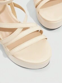 CUCCOO SZL Woman Shoes Rhinestone Detail Bow Decor Point Toe Chunky Beige High-Heeled Pumps For Summer Graduation Heels Prom Heels Vacation Shoes Summer Elegant Heels Spring Shoes Spring Break Easter