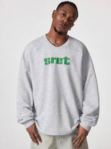 Manfinity VCAY Maglione oversize a maglia larga, girocollo