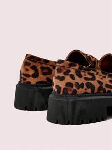 CUCCOO DOLLMOD 女士坡跟厚底豹纹舒适鞋圣诞节秋季新年假期 - 彩色 - 查看 8