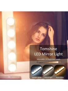 LED Vanity Lights For Mirror 5 Bulbs 3 Color Modes Brightness Dimmable  USB Power Makeup Cosmetic Table Dressing Light For Bathroom Dressing Room Christmas Gift - Multicolor - View 7