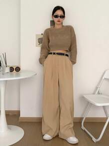 DAZY 可调节金属装饰简约腰带，日常休闲使用