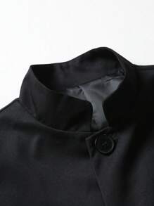 Manfinity Mode Plus Size Men's Chinese Style Suit Jacket