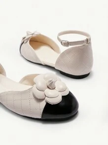 CUCCOO CHICEST Kwiatowy Komfort Okrągły Nosek Eleganckie Damskie Płaskie Buty Jesień Nowy Rok Święta