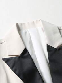 Manfinity Mode Bộ 2 quần áo vest và quần dài tay cổ ve lật cỡ lớn cho nam - Nhiều màu - Xem 6