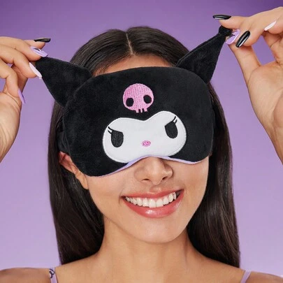 HELLO KITTY AND FRIENDS | SHEIN Kuromi İşlemeli Uyku Maskesi, Tatil