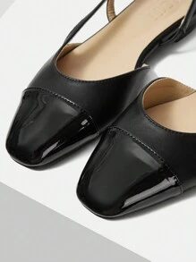 MOTF PREMIUM WOMEN'S COMFORT CONTRAST PANEL FLAT SHOES, FOR NEW YEAR HOLIDAY, SPRING SHOES SPRING BREAK EASTER FOR CHRISTMAS