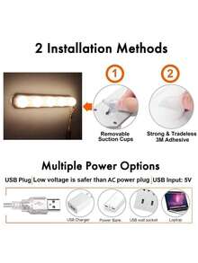 LED Vanity Lights For Mirror 5 Bulbs 3 Color Modes Brightness Dimmable  USB Power Makeup Cosmetic Table Dressing Light For Bathroom Dressing Room Christmas Gift - Multicolor - View 11