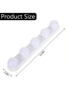 LED Vanity Lights For Mirror 5 Bulbs 3 Color Modes Brightness Dimmable  USB Power Makeup Cosmetic Table Dressing Light For Bathroom Dressing Room Christmas Gift - Multicolor - View 12
