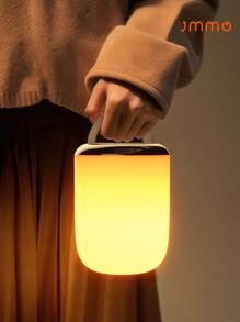 JMMO 灯、装饰灯、RGB 无线床头灯、可悬挂多功能灯、可充电 LED 台灯，适用于卧室客厅、床头柜、儿童房、宿舍床头柜、儿童房、宿舍、床边房间装饰、梳妆灯、仙女灯 - 白色 - 查看 1