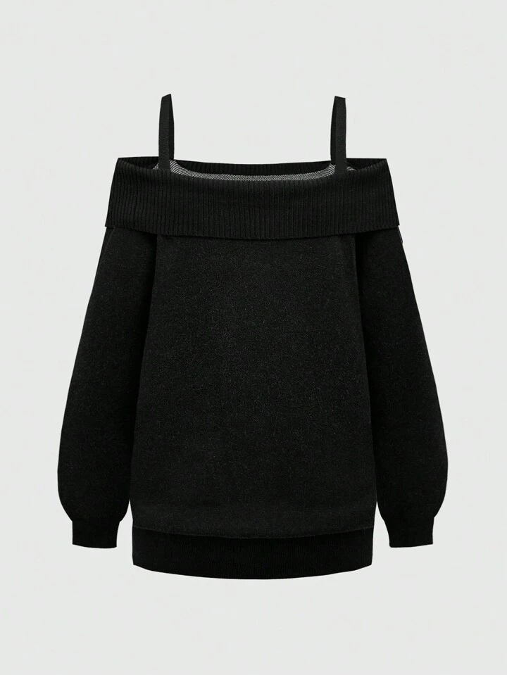 Our Grunge Punk Women's Cat Pattern Jacquard Knit Cold