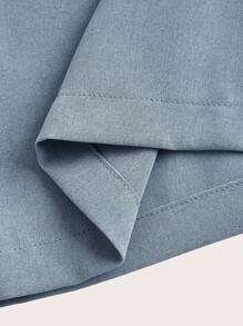 SHEIN Frenchy Summer High-Waisted Pants Multi-Piece Set,  Wide Leg Pants High Waist Fold Ruched Wide Leg Pants,  Pants, Loose Fit, Long Pants Casual