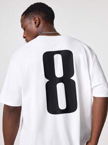 Manfinity VCAY Men's Loose Fit Colorblock Crew Neck Short Sleeve T-Shirt Set, Summer