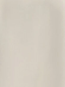 SHEIN LUNE Abrigo largo de manga larga regular de unicolor con cinturón para mujer - Albaricoque - Ver 8