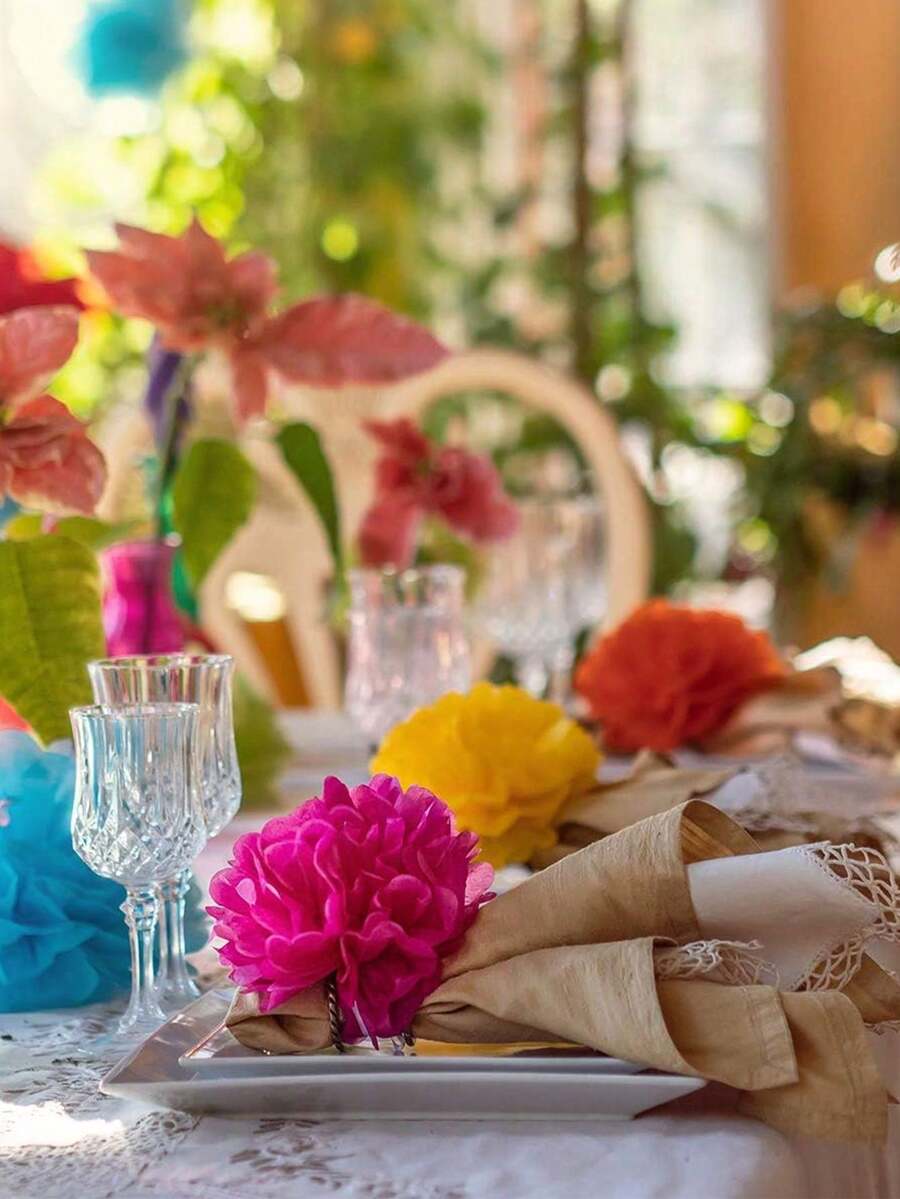 12pcsParty Decorations, Wedding Season, Colorful Party Decorations