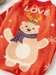 PETSIN Christmas Print Fashion Pet T-Shirt - Multicolor - View 7