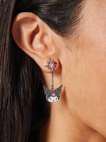HELLO KITTY AND FRIENDS | SHEIN 2 对  设计耳环套装 - 彩色 - 查看 3