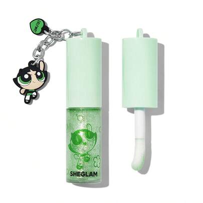 The Powerpuff Girls X SHEGLAM Super Trio Lip Gloss-Buttercup Brillo Labial Hidratante Brillo Labial Brillante No Pegajoso LáPiz Labial LíQuido Aceite Labial Cuidado Labial Mascarilla Hidratante Para Dormir Maquillaje Labial Lip Combo Marca Belleza Maquillaje Maquullaje CosméTica Para Mujeres NiñAs Perfecto Para Invierno Primavera Verano Ideal Para Y2K Elegante Moda Adecuado Para CumpleañOs DíA De La Madre Regalo Fiesta Listo Mejor Color