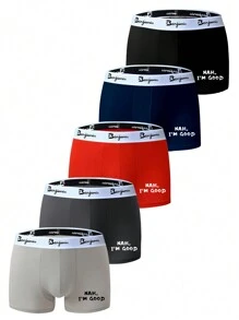 5er-Pack atmungsaktive Boxershorts Unterwäsche für Herren in sortierter Ausführung