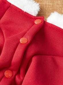 PETSIN Abrigo lindo de Papá Noel para mascota para Navidad