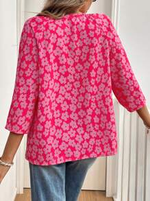 Chiquease 女士休闲碎花衬衫 - 彩色 - 查看 2