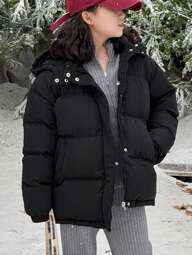 Dazy Kids Tween Girl Solid Color Jacket For Autumn