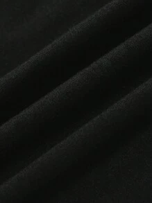 INAWLY Women Spring Autumn Casual Solid Color Black Long Sleeve T-Shirt Fall Cloth For Women - Black - View 4