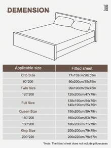 1 pieza Sábana ajustada acolchada sólida, ropa de cama, protector de colchón, cubrecama, sábana, textil para el hogar acogedor, protector de colchón transpirable y antipelusas, decoración del hogar, cubrecama decorativo de unicolor para dormitorio y dormitorio, se ajusta a todas las camas - individual, doble, queen, king, apto para todas las estaciones, lavable a máquina, cubrecama antipolvo, antideslizante, no incluye almohada ni funda de almohada, de vuelta al colegio