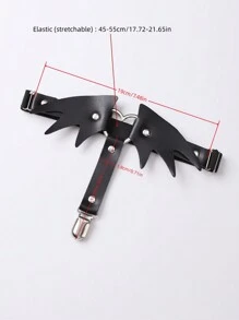Heart Devil Wings Leg Garter Strap