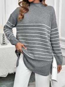 Chiquease New Loose Knitted Pullover Sweater For Women, Oversized European And American Style, Fashion Classic Knitwear, Autumn Winter  Fall Outfit