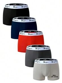 5er-Pack atmungsaktive Boxershorts Unterwäsche für Herren in sortierter Ausführung