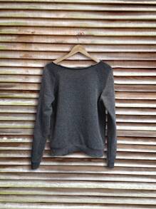 SHEIN LUNE Casual & Simple Hand-Painted Puppy Pattern Women's Fleece Raglan Sleeve Hoodie With Pocket, Suitable For Autumn & Winter - Black - View 3