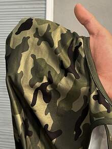 Slaydiva Women's Camisole Tank Top With Camo Print, Summer - Multicolor - View 7