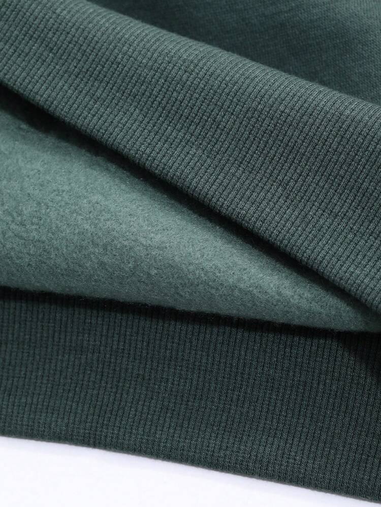 Women's Casual Letter Printed Crew Neck Thermal Lined Sweatshirt,Fall Clothes