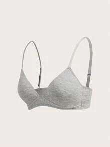 4pcs Women Seamless Underwire Bra Set With Cup Coasters - Multicolor - View 6