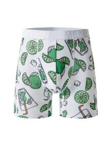 6pcs/Set Men's Fruit Print Boxer Brief - Multicolor - View 5