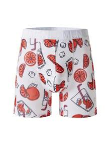 6pcs/Set Men's Fruit Print Boxer Brief - Multicolor - View 4