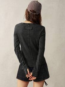 Bohemela Áo thun "Kỳ nghỉ" dành cho nữ - màu đen - Xem 6